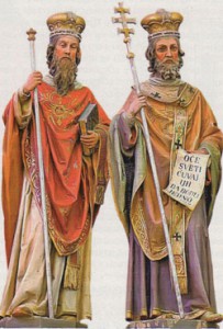 Скульптуры Кирилла и Мефодия